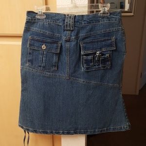 DEFUZE Stretch Jean Skirt
